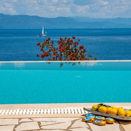 Villa Terra Del Nonno With Sea Views & Pool Gaios Exterior foto