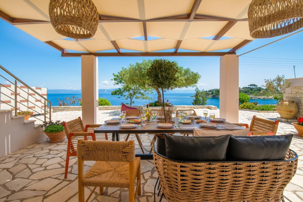 Villa Terra Del Nonno With Sea Views & Pool Gaios Exterior foto