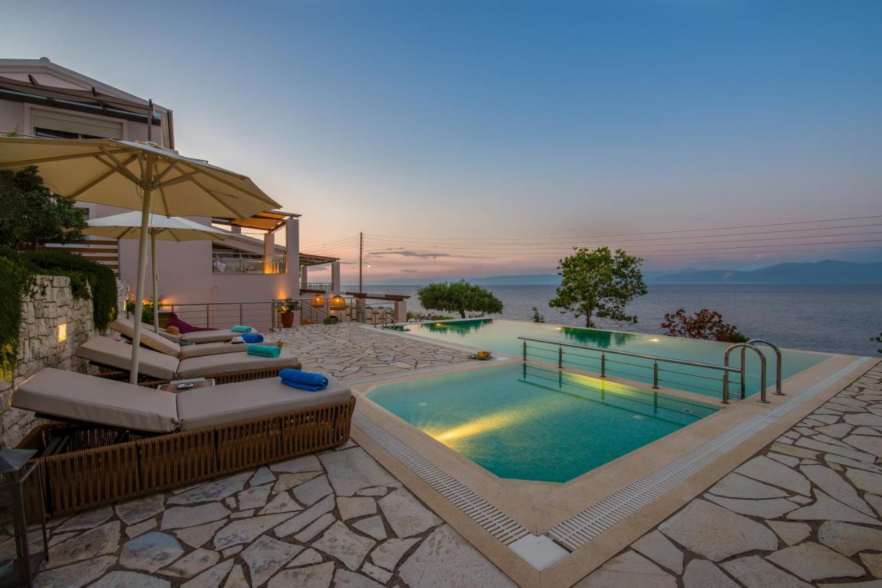 Villa Terra Del Nonno With Sea Views & Pool Gaios Exterior foto