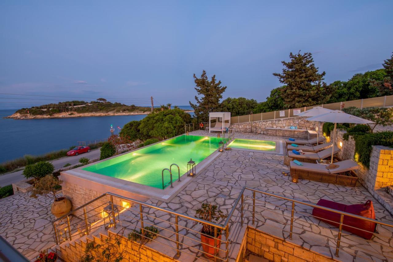 Villa Terra Del Nonno With Sea Views & Pool Gaios Exterior foto