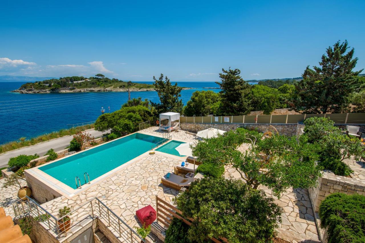 Villa Terra Del Nonno With Sea Views & Pool Gaios Exterior foto